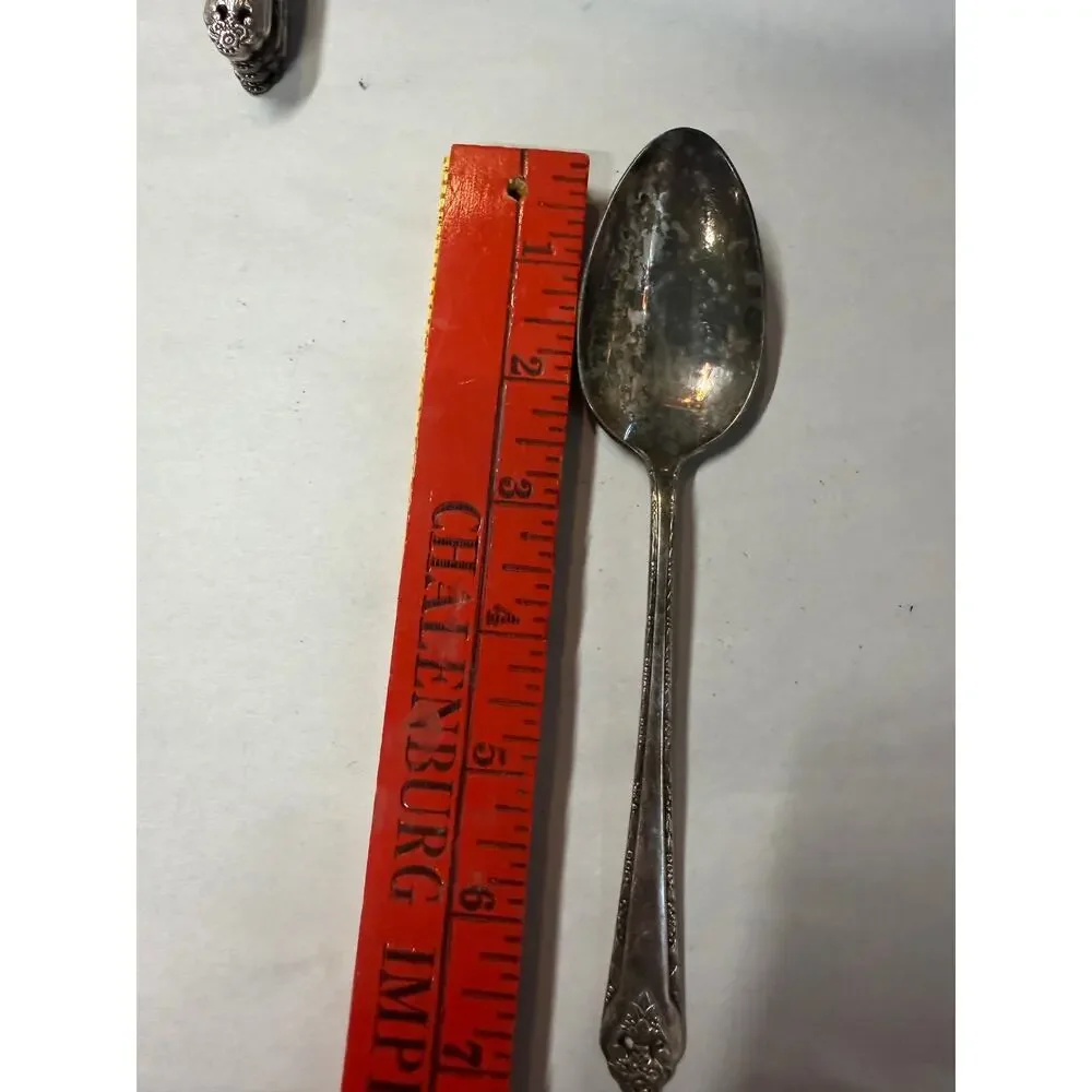 Holmes & Edwards Lovely Lady 1937 Silverplate 4 Pc Serving Set Ladle Spoons
